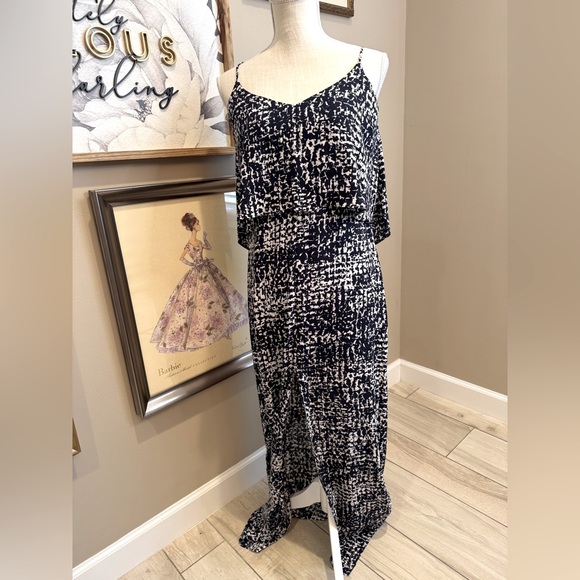 White House Black Market Dresses & Skirts - WHBM Navy and White Maxi Dress